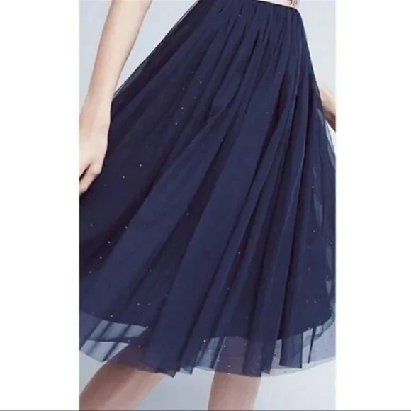 NWT Anthropologie Moulinette Soeurs Rare Tulle Skirted Floral Dress 10 - Picture 13 of 16